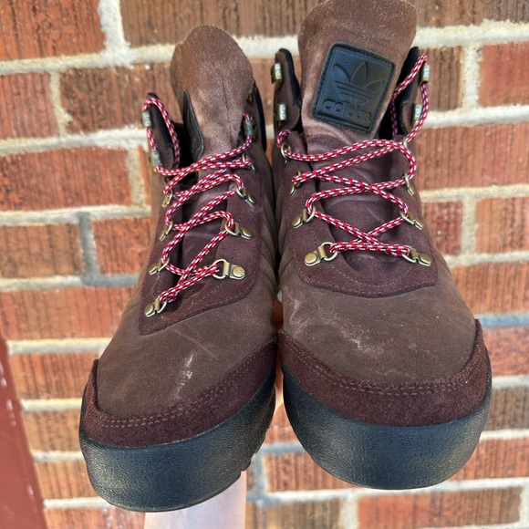 Men’s Adidas Jake Blauvelt 2.0 Hiking Ankle Boot Size 10 Brown Suede - Picture 7 of 9